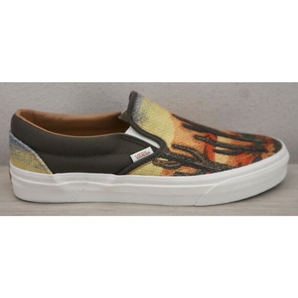 Vans 721356 Men\'s Sz 9.5 Women\'s Sz 11 Cactus Tapestry Classic Slip-On Shoes main image 8